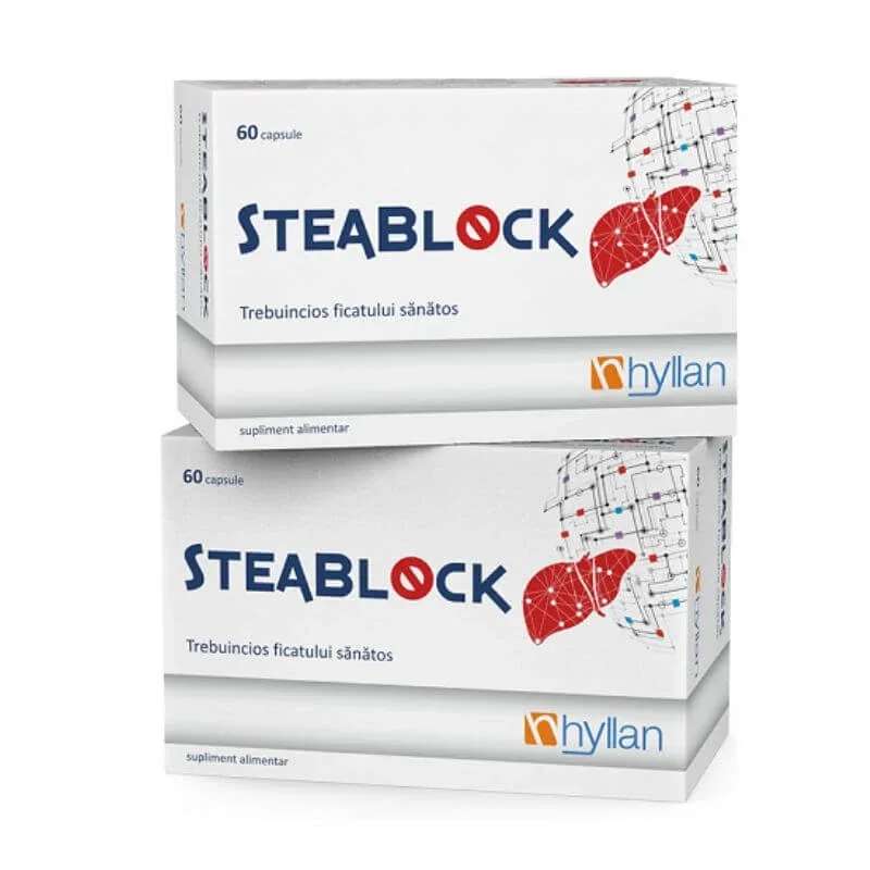 Pachet Steablock, 60 + 60 capsule, Hyllan HYLLAN PHARMA — preț și oferte