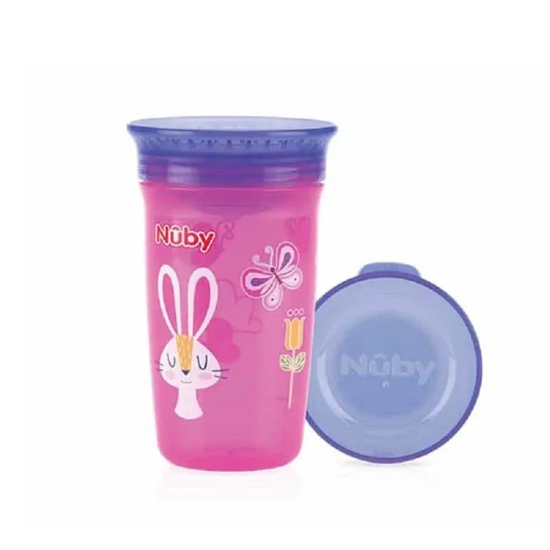 Pahar Stop Picatura 360 grade, Wonder Cup 6luni+, 300 ml, Nuby — preț și oferte