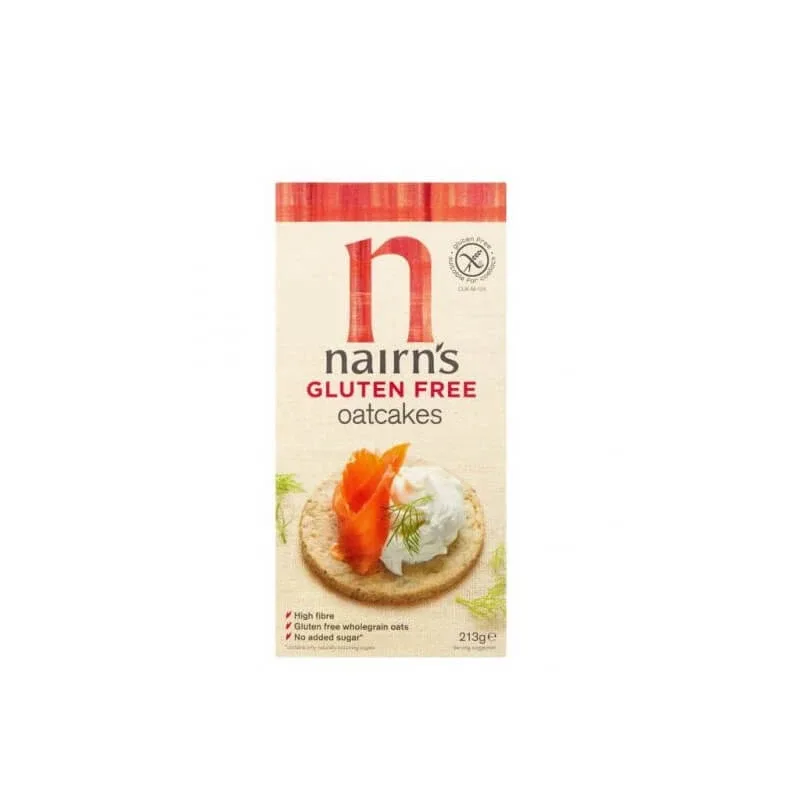 Pâinici (Turtițe) din ovăz integral fără gluten, 213 gr, Nairn's — preț și oferte