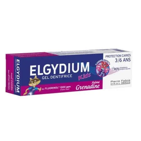 Pasta de dinti pentru copii Red Berries, 3-6 ani, 50 ml, Elgydium Clinic — preț și oferte