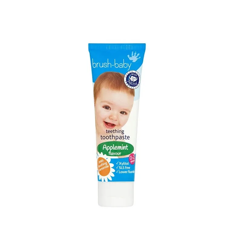 Pasta de dinti Teething Toothpaste, 50 ml, Brush Baby — preț și oferte