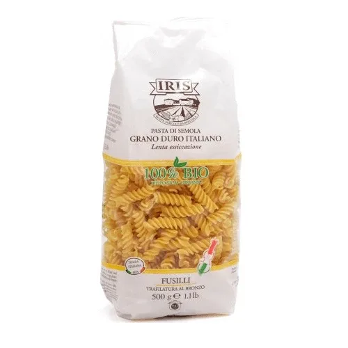 Paste Bio Fusilli din grau dur, 500 g, Iris Bio — preț și oferte