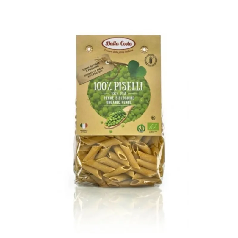 Paste Bio penne din mazare fara gluten, 250 gr, Dalla Costa — preț și oferte