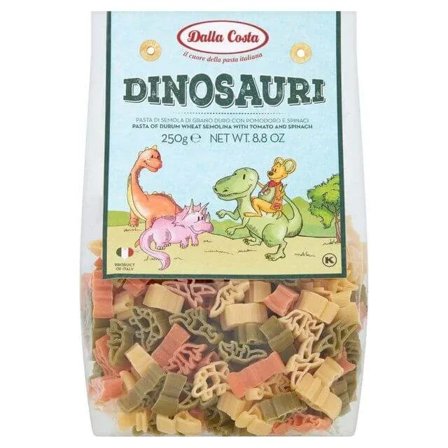Paste din grau dur Smiley Dino, 250 gr, Dalla Costa — preț și oferte