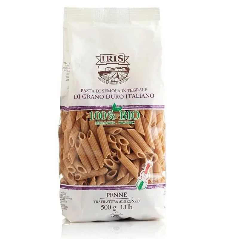 Penne din grau dur, 500 gr, Iris — preț și oferte