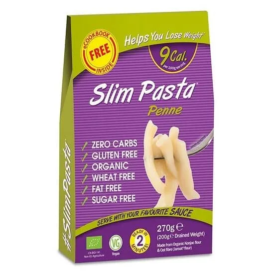 Penne Bio din faina de konjac, 270g, Slim Pasta — preț și oferte