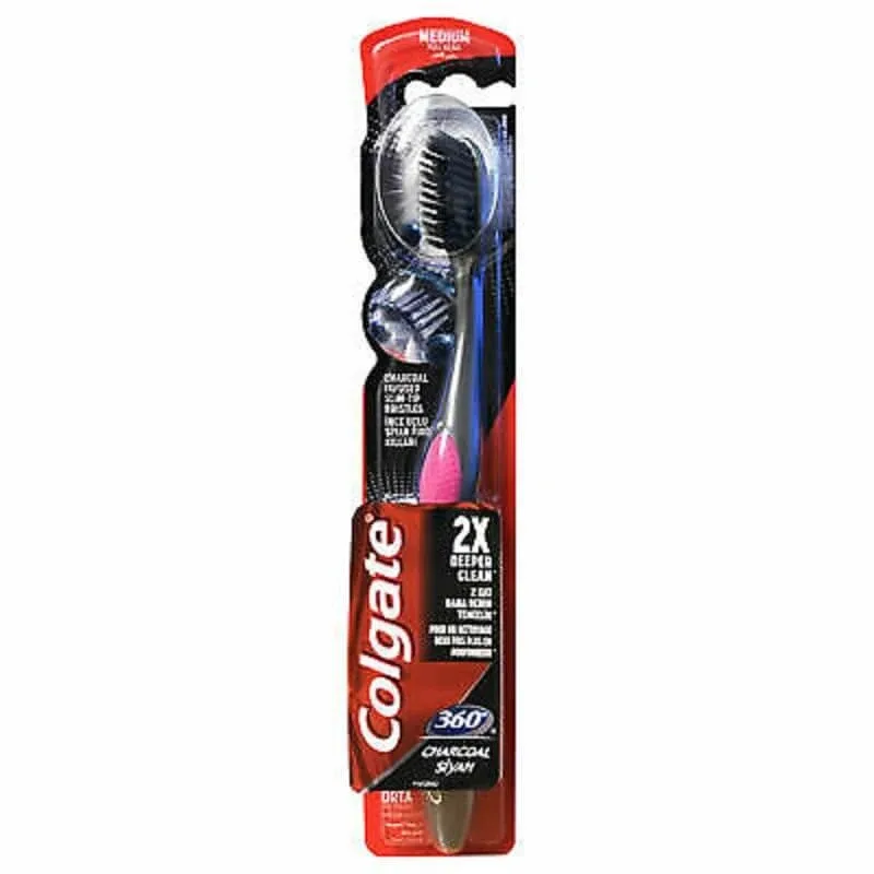 Periuță de dinți 360 Charcoal, Colgate — preț și oferte