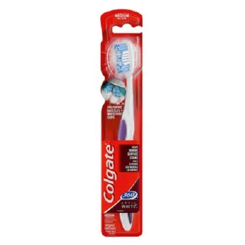 Periuța de dinți 360 Optic White Medium, Colgate — preț și oferte