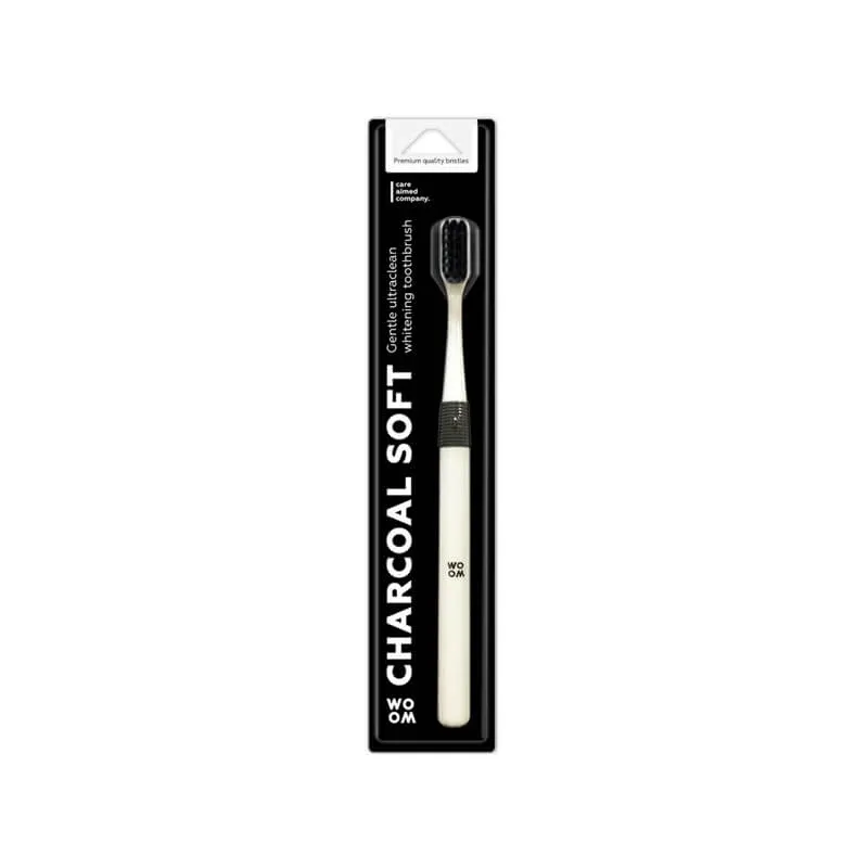Periuta de dinti Charcoal Soft, Woom — preț și oferte