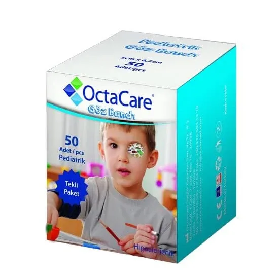 Plasturi oculari pentru Baieti 5x6.2 cm, 50 Buc, Octacare — preț și oferte