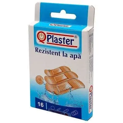 Plasturi rezistenti la apa, 16 bucati, QPlaster — preț și oferte
