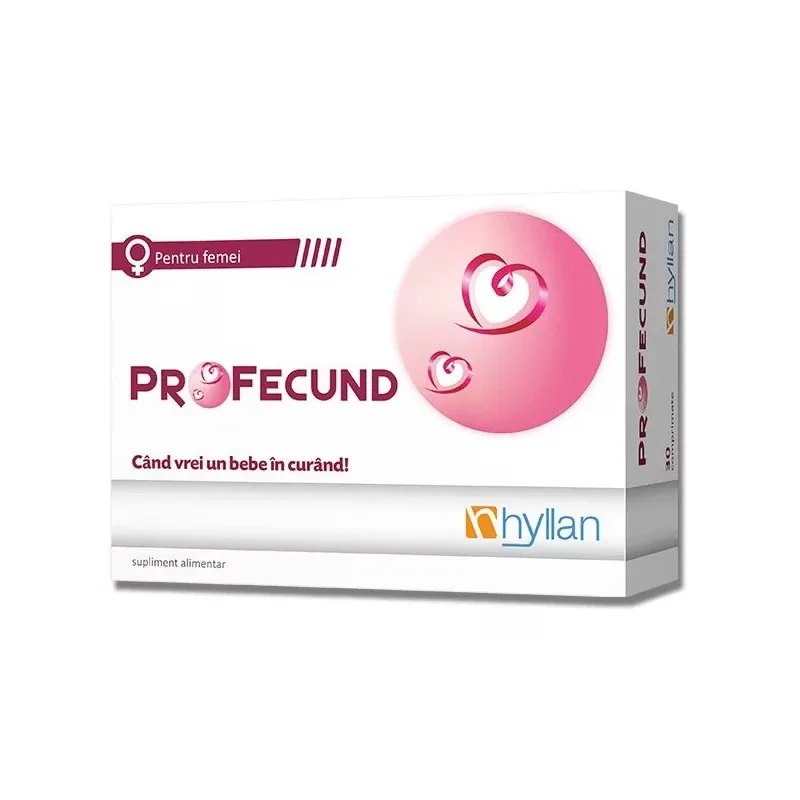 ProFecund pentru femei, 30 comprimate, Hyllan HYLLAN PHARMA — preț și oferte