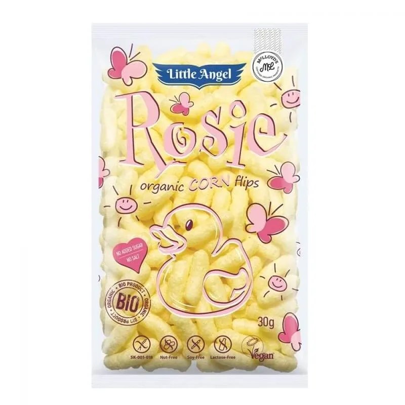 Pufuleti Eco din porumb Rosie, 30 gr, Little Angel — preț și oferte