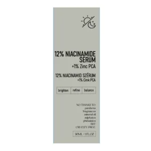 Ser cu 12% Niacinamide + 1% Zinc, 30 ml, Nerds