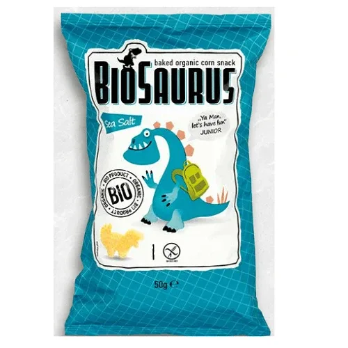 Pufuleti organici din porumb si sare de mare fara gluten, 50 g, Little Angel — preț și oferte