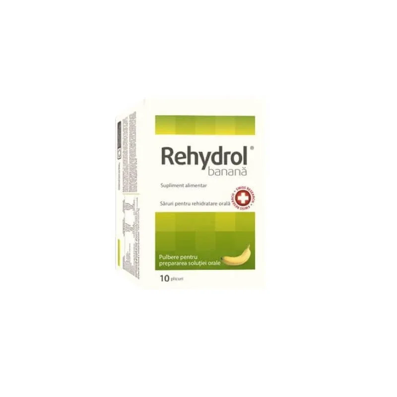 Rehydrol banana, 10 plicuri, MBA Pharma — preț și oferte