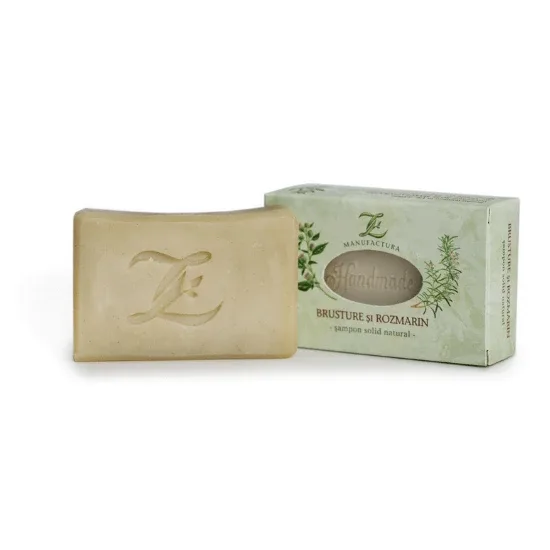 Sampon solid cu brusture si rozmarin, 100 gr, Manufactura ZL Manufactura — preț și oferte