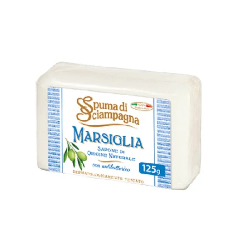 Sapun antibacterian, Marsiglia, 125gr, Spuma Di Sciampagna — preț și oferte