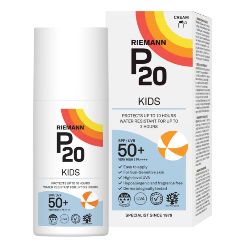 Crema de fata si corp cu factor de protectie SPF 50+ Kids P20, 200 ml, Riemann — preț și oferte