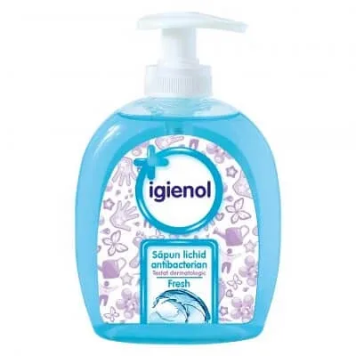 Sapun lichid antibacterian, Fresh, 300 ml, Igienol — preț și oferte