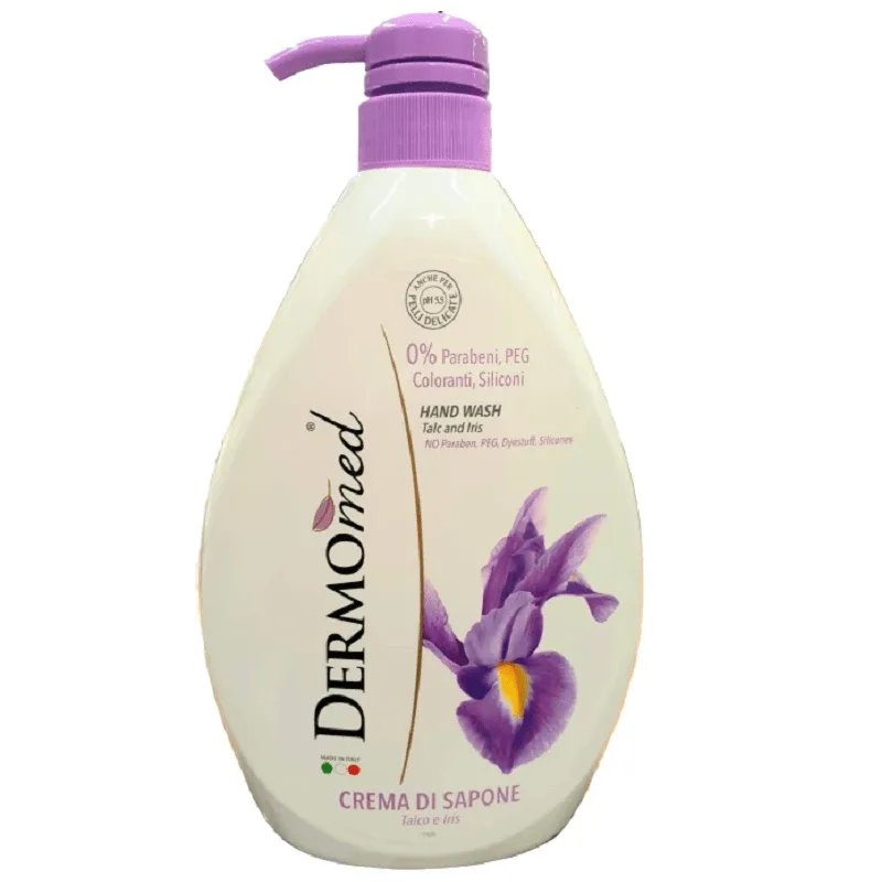 Sapun lichid cu pompa Talc si Iris, 1000 ml, Dermomed — preț și oferte