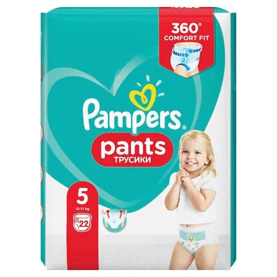Scutece Pants Junior Nr. 5, 11-18 kg, 22 bucati, Pampers — preț și oferte