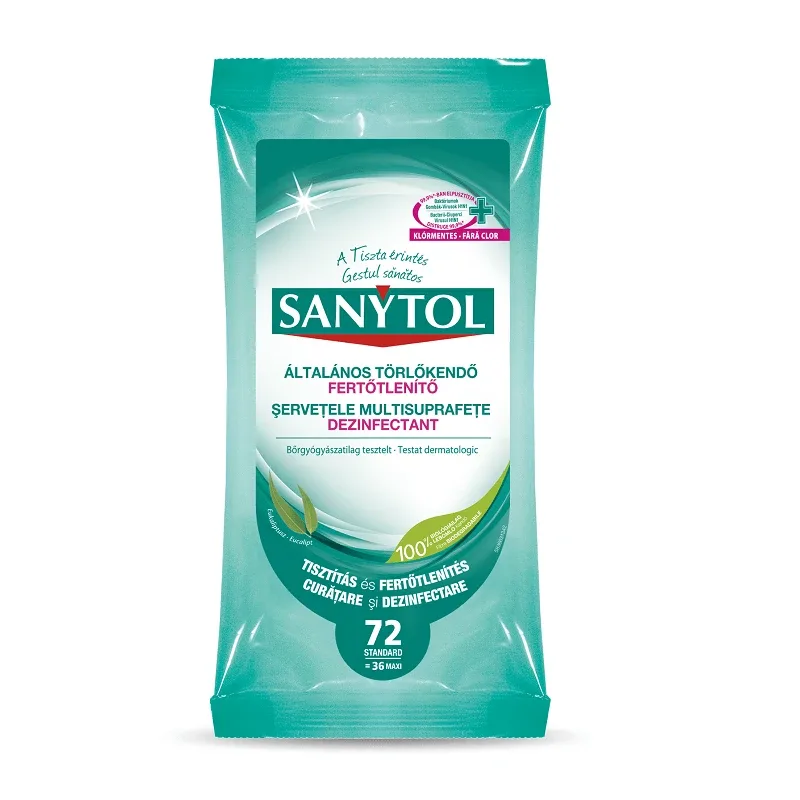 Servetele dezinfectante Multisuprafete, Sanytol — preț și oferte