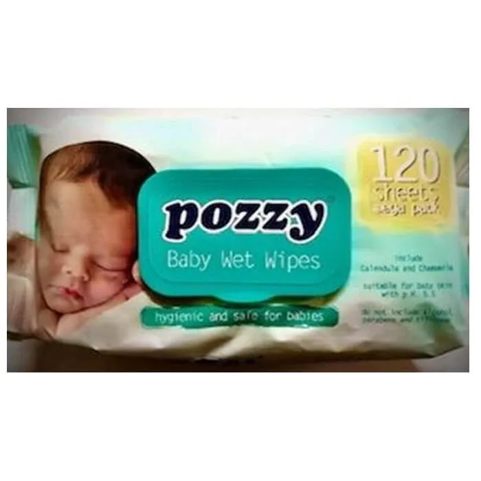 Servetele umede cu galbenele si musetel, 120 bucati, Pozzy — preț și oferte