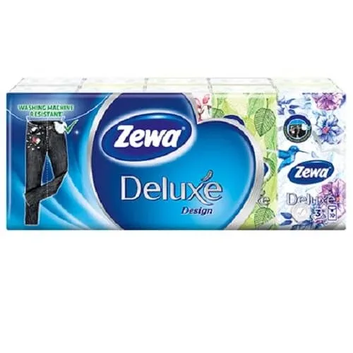 Servetele uscate Deluxe Design, 3 straturi, 10 pachete, Zewa — preț și oferte