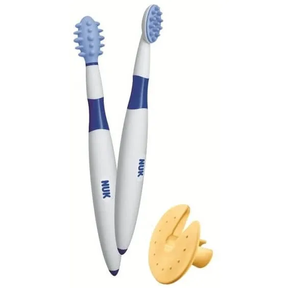 Set 2 perii masaj gingii + inel protectie, Nuk — preț și oferte