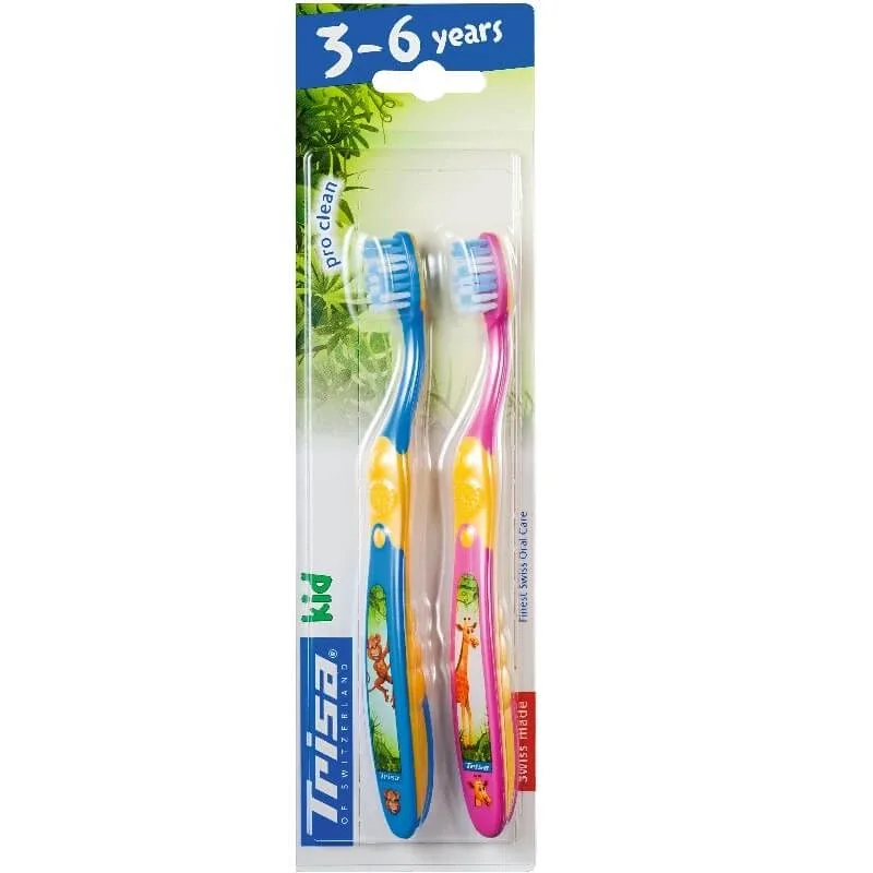 Set periute de dinti Kid, 3-6 ani, Trisa — preț și oferte