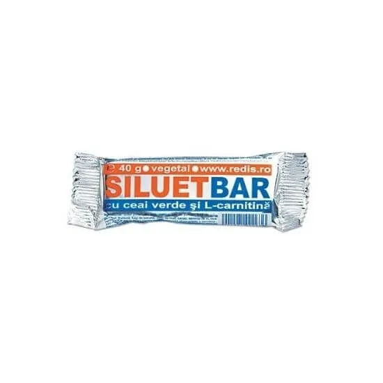 Siluet bar cu ceai verde si L-carnitina, 40 g, Redis Redis Nutritie — preț și oferte