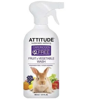 Soluție pentru spălarea legumelor și fructelor, 800 ml, Attitude — preț și oferte