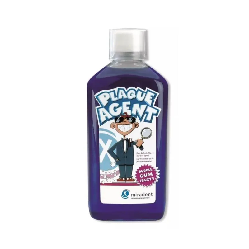 Solutie de clatire a dintilor pentru controlul placii bacteriene Miradent Plaque Agent, 500 ml, Hager & Werken — preț și oferte