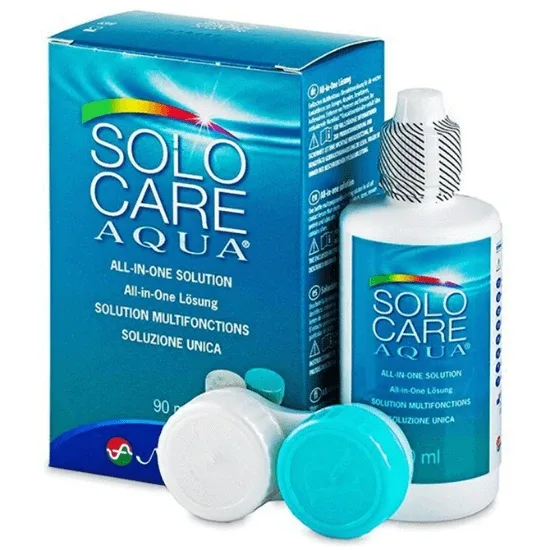 Solutie intretinere lentile SoloCare Aqua, 90 ml, Alcon — preț și oferte