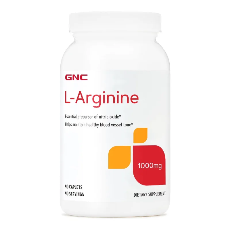 L-Arginine, 500 mg, 90 capsule, GNC GENERAL NUTRITION CORPORATION — preț și oferte