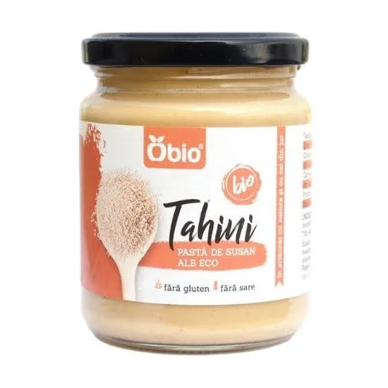 Tahini Pasta din susan alb, 250 g, Obio — preț și oferte