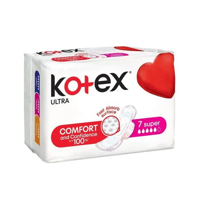 Tampoane absorbante Ultra Super, 7 buc, Kotex — preț și oferte