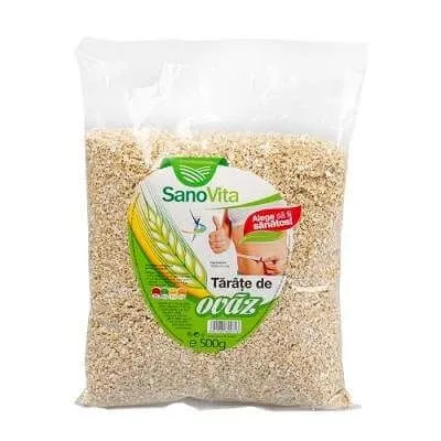Tarate de ovaz, 500 gr, Sanovita — preț și oferte