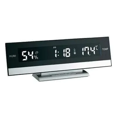 Termo higrometru cu ceas si alarma iluminat,  60.2011, TFA — preț și oferte