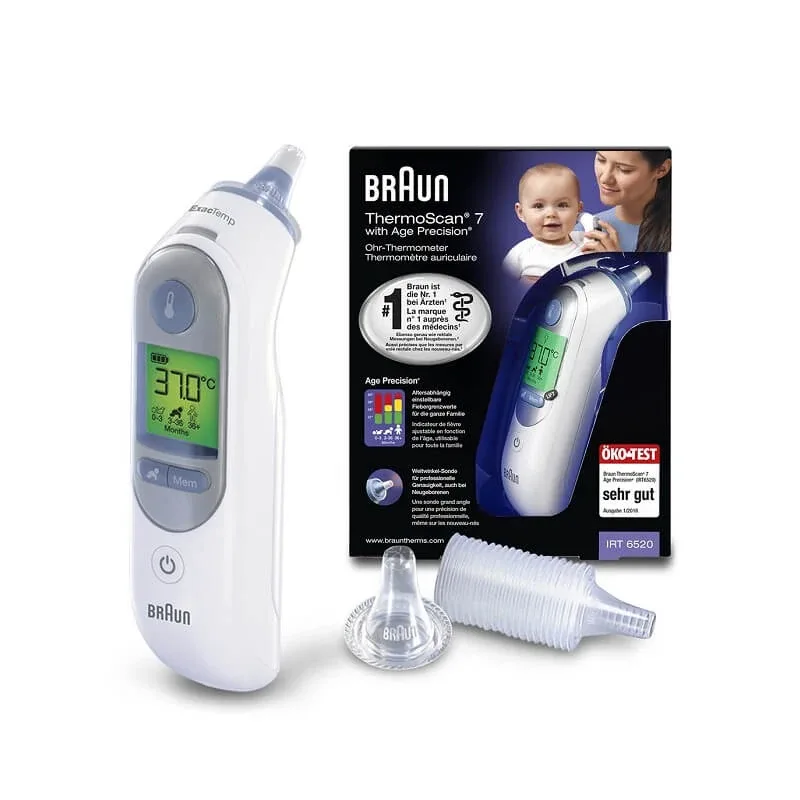 Termometru auricular cu age precision, Termoscan 7, TOW004690, Braun — preț și oferte