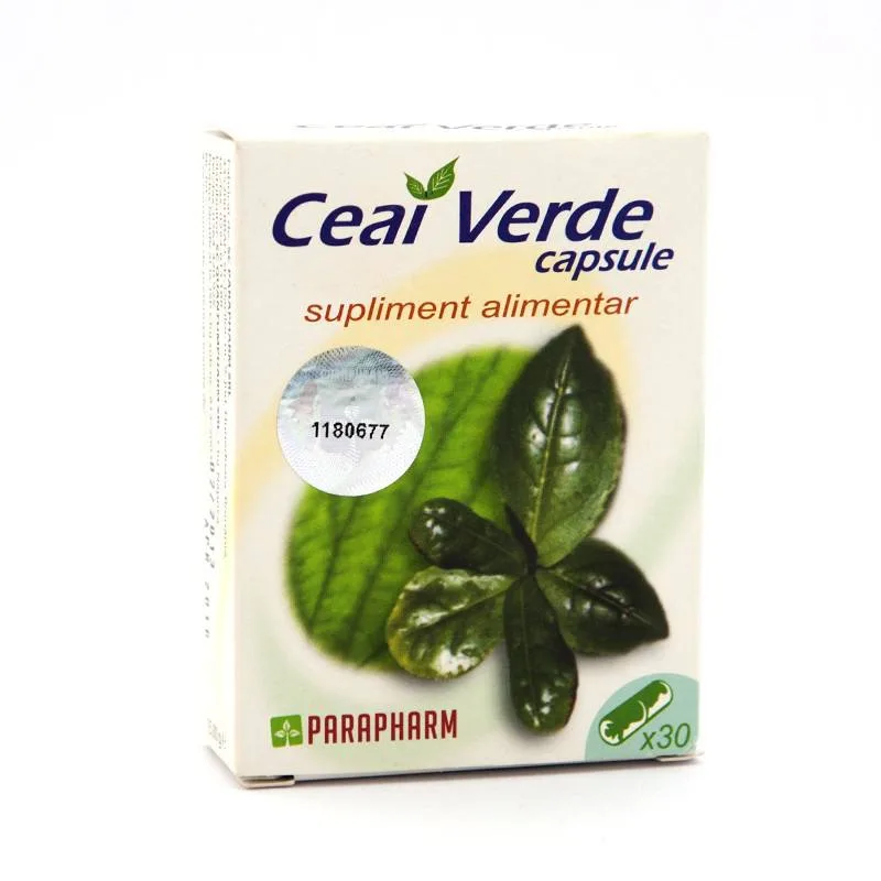 Ceai verde x 30cps.   TRVIT TRANSVITAL — preț și oferte