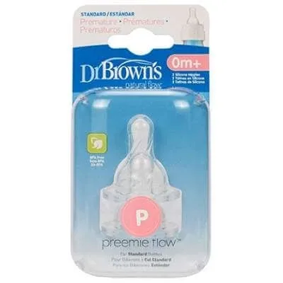 Tetine cu gat ingust, pentru prematuri, +0 luni, Dr. Browns — preț și oferte