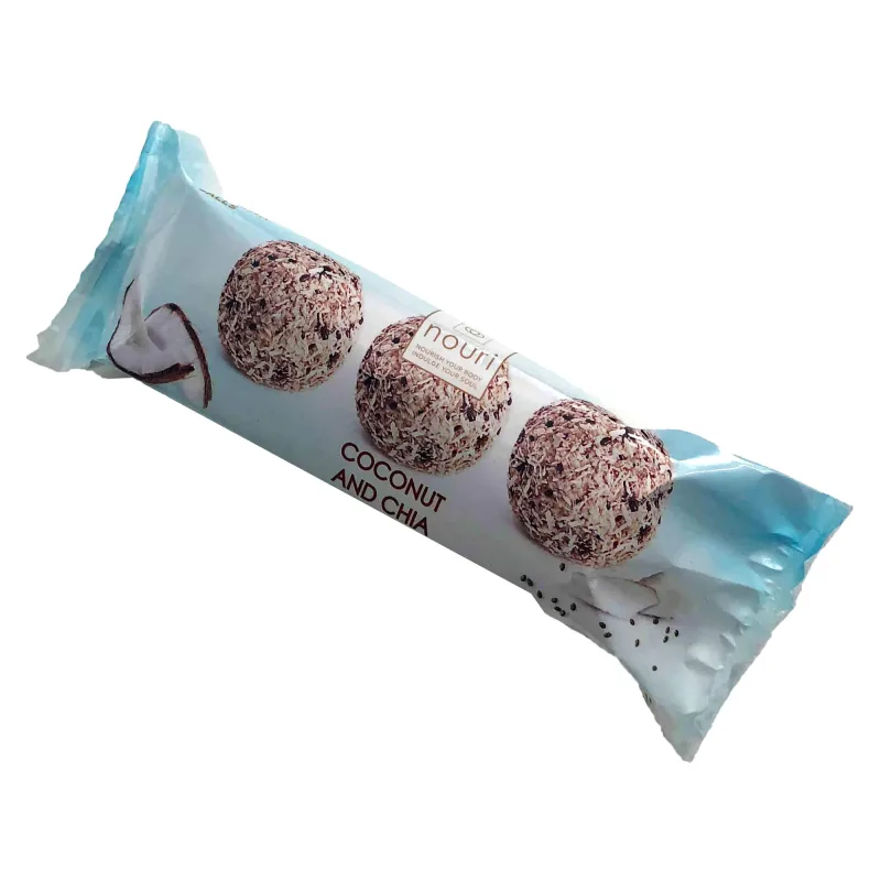 Trufe vegane cu cocos si chia, 30g, Nouri — preț și oferte