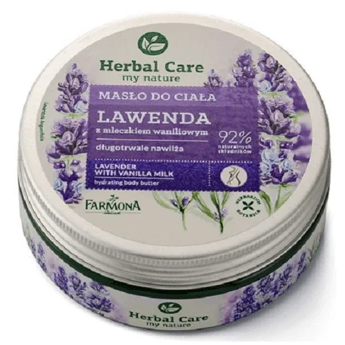 Unt hidratant de corp cu lavanda si vanilie Herbal Care, 200 ml, Farmona — preț și oferte