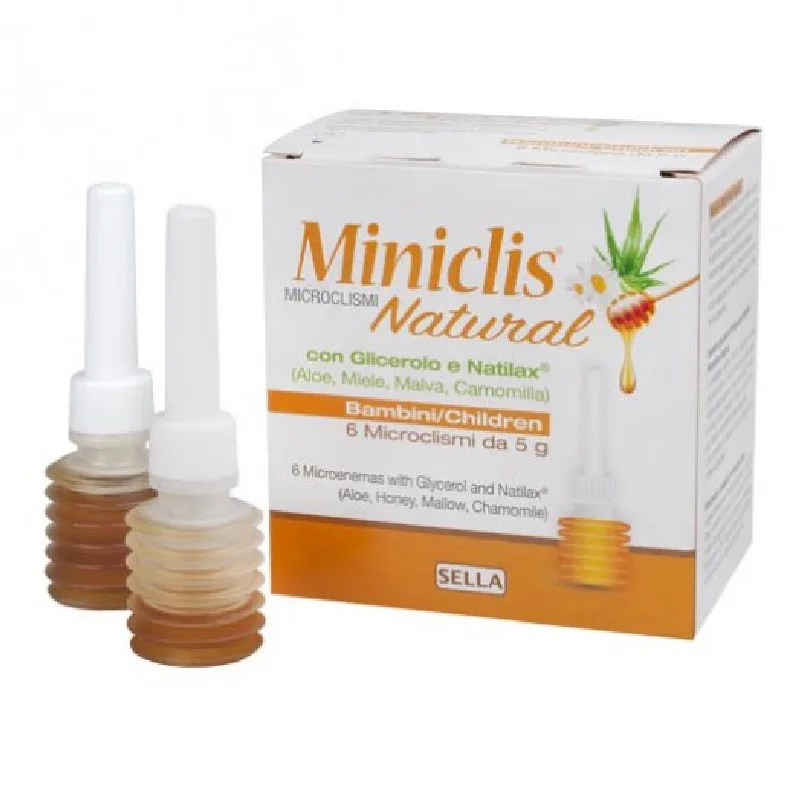 Miniclis natural microclisme copii, 6 bucati*5g, Sella Farmaceutici — preț și oferte