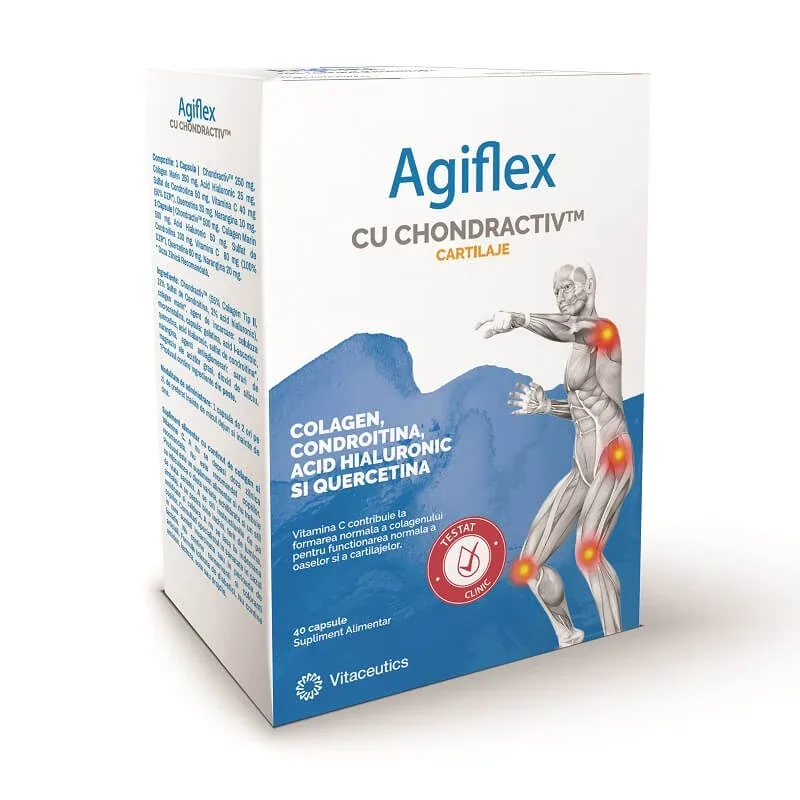 Agiflex pentru articulații, 40 capsule, Vitaceutics DIETMED — preț și oferte