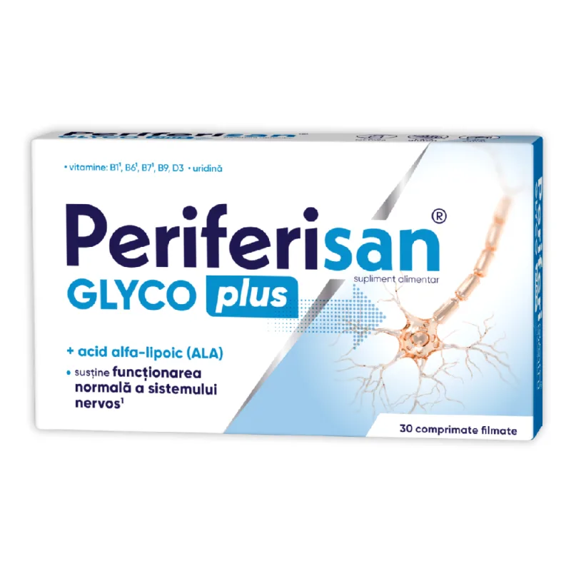 Periferisan Glyco Plus, 30 comprimate, Zdrovit — preț și oferte