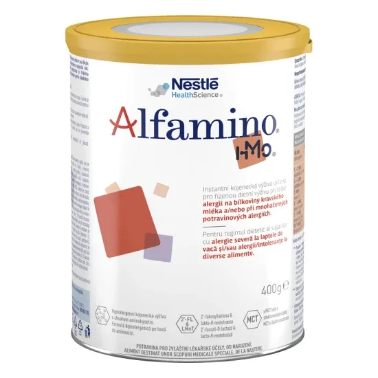 Aliment dietetic pentru scopuri medicale speciale Alfamino Hmo, 400g, Nestle — preț și oferte