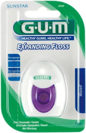 Ata dentara - Expanding Floss, Waxed, 30 m, Sunstar Gum